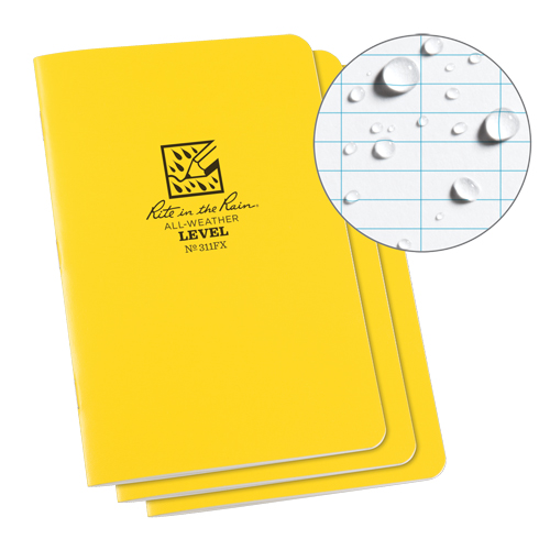 Carnet de notes, Couverture souple, Jaune, 48 Pages, 4-5/8" , 7"  Pryde Industrial Inc.