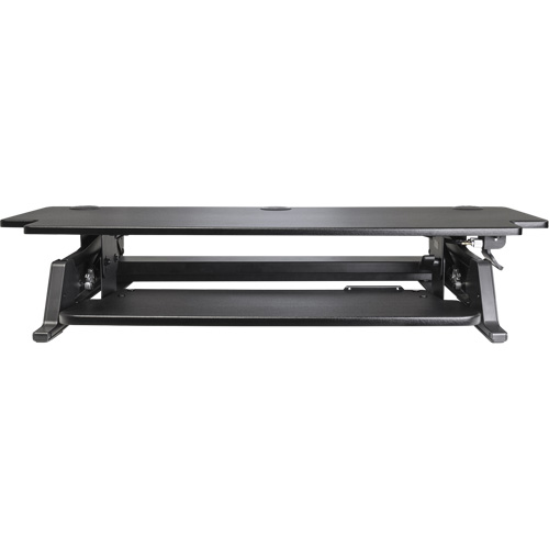 Poste de travail assis-debout Goya, Mod&egrave;le de bureau, 20" h x 42" la x 16" p, Noir Pryde Industrial Inc.