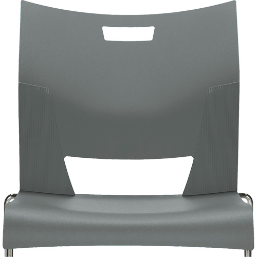 Chaise de formation sans bras Duet, Plastique, Hauteur 33-1/4", Capacit&eacute; 350 lb, Gris Pryde Industrial Inc.