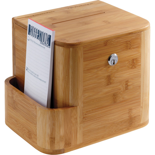 Bamboo Suggestion Box Pryde Industrial Inc.