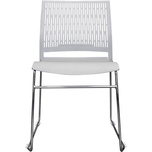 Chaises empilables s&eacute;rie Activ, Polypropyl&egrave;ne, Hauteur 32-3/8", Capacit&eacute; 275 lb, Gris Pryde Industrial Inc.