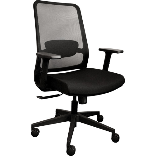 Activ Series Synchro-Tilt Office Chair, Fabric/Mesh, Black, 275 lbs. Capacity Pryde Industrial Inc.