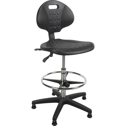 Heavy-Duty Ergonomic Stool, Stationary, Adjustable Height, 250 lbs. Capacity Pryde Industrial Inc.