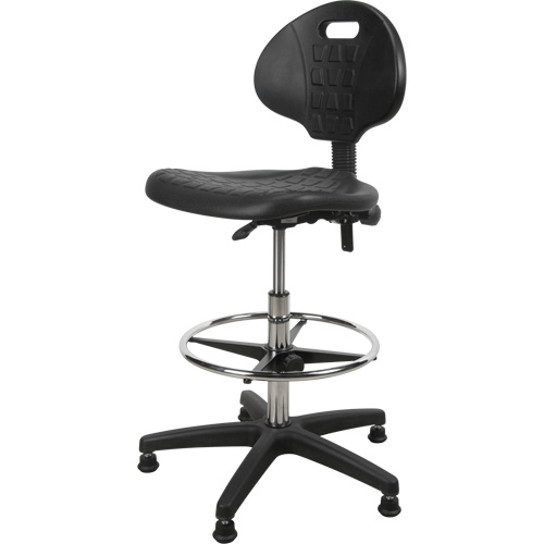 Heavy-Duty Ergonomic Stool, Stationary, Adjustable Height, 250 lbs. Capacity Pryde Industrial Inc.