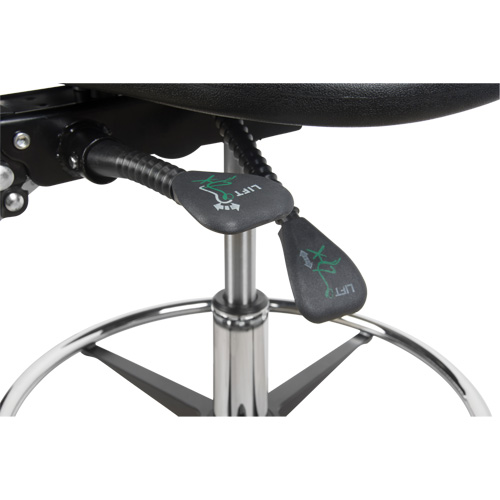 Heavy-Duty Ergonomic Stool, Stationary, Adjustable Height, 250 lbs. Capacity Pryde Industrial Inc.