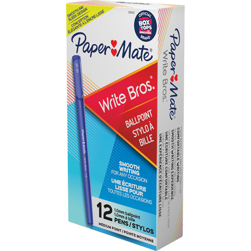 Paper Mater&reg; Write Bros&reg; Ball Point Pen, Blue, 1 mm Pryde Industrial Inc.