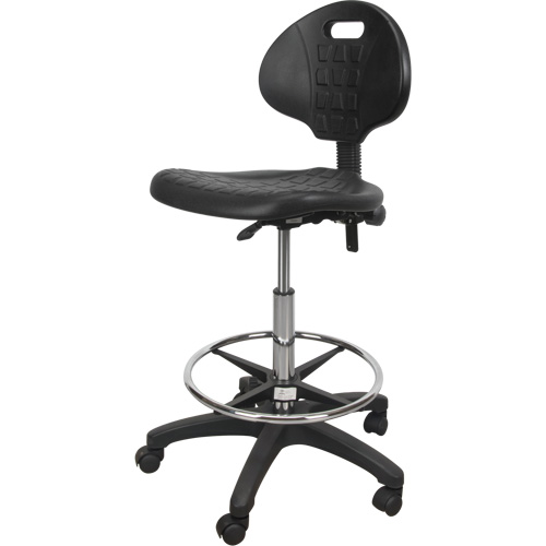 Heavy-Duty Ergonomic Stool, Mobile, Adjustable Height, 250 lbs. Capacity Pryde Industrial Inc.
