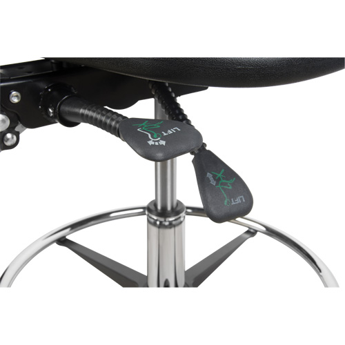Heavy-Duty Ergonomic Stool, Mobile, Adjustable Height, 250 lbs. Capacity Pryde Industrial Inc.