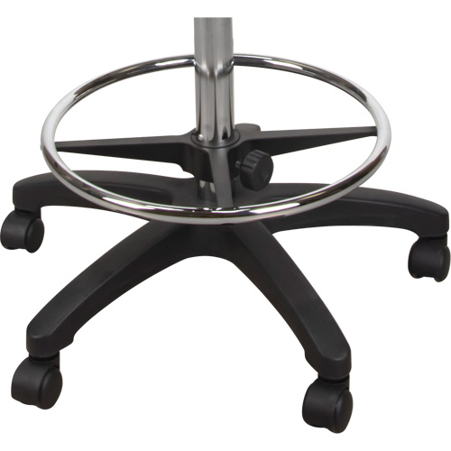 Heavy-Duty Ergonomic Stool, Mobile, Adjustable Height, 250 lbs. Capacity Pryde Industrial Inc.
