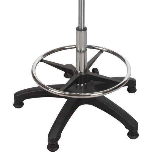 Tabouret ergonomique robuste avec accoudoirs r&eacute;glables, Stationnaire, Ajustable Hauteur, Capacit&eacute; 250 lb Pryde Industrial Inc.
