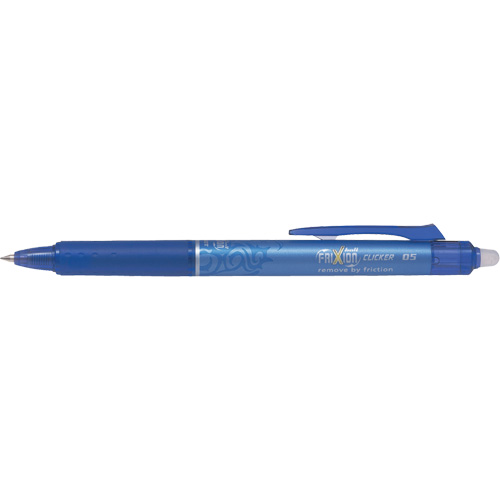 Frixion Point Clicker Pen, Blue, 0.5 mm, Retractable Pryde Industrial Inc.