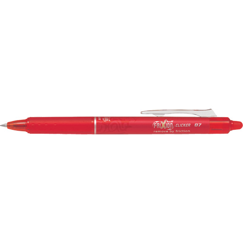 Stylo &agrave; cliquet Frixion Point, Rouge, 0,7 mm, R&eacute;tractable Pryde Industrial Inc.