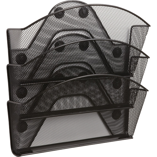 Classeur magn&eacute;tique en treillis m&eacute;tallique Onyx, 3 pochettes Pryde Industrial Inc.