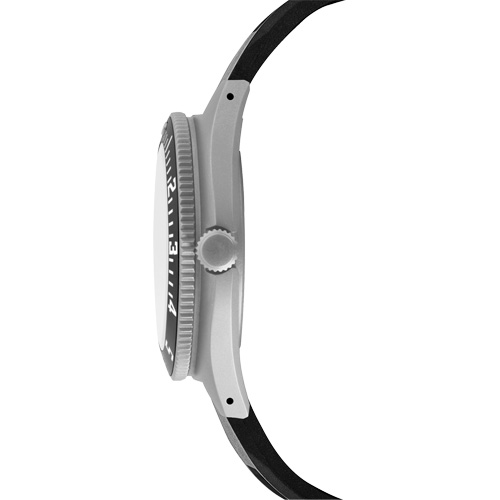 Montre Steel Navigator sur ensemble bracelet en caoutchouc noir de trois morceaux, Num&eacute;rique, &agrave; piles, 41 mm, Noir Pryde Industrial Inc.