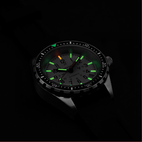 Montre automatique moyenne pour plongeur &eacute;dition arctique, Num&eacute;rique, &agrave; piles, 36 mm, Noir Pryde Industrial Inc.