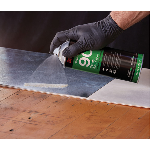 90 High Strength Adhesive, Clear, Aerosol Can Pryde Industrial Inc.