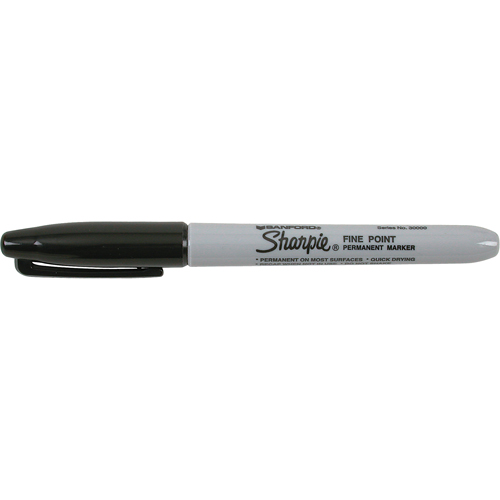 Permanent Markers - #15, Black, Fine Tip Pryde Industrial Inc.