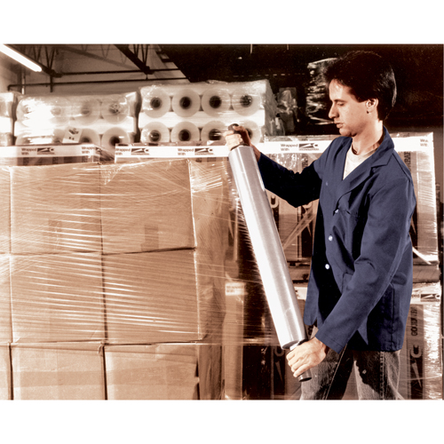 Hand Stretch Wrap, 80 Gauge (20.3 micrometers), 15" x 1000' Pryde Industrial Inc.