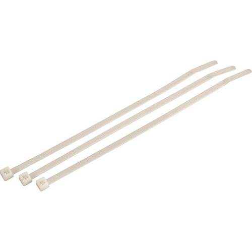 Bar-Lok&reg; Cable Ties, 7-1/2" Long, 50lbs Tensile Strength, Natural Pryde Industrial Inc.