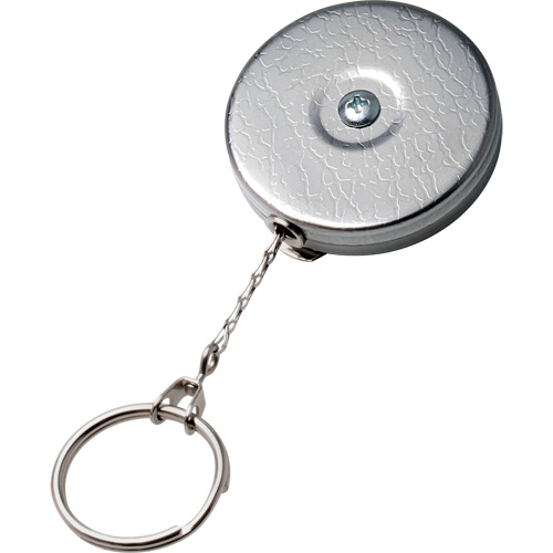 Original Series Retractable Keychain, Chrome, 24" Cable, Belt Clip Attachment Pryde Industrial Inc.