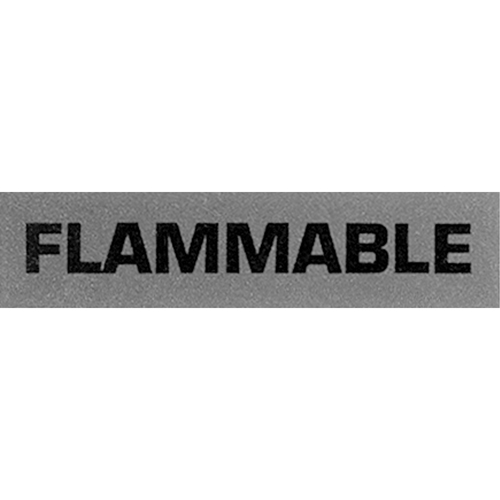 &eacute;tiquettes pour traitement sp&eacute;cial Flammable, 5" lo x 2" la, Noir/rouge Pryde Industrial Inc.