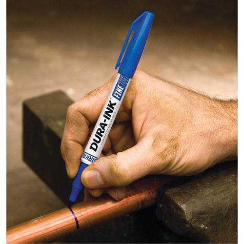 Marqueurs Dura-Ink - no 15, Bleu, Pointe Fin Pryde Industrial Inc.