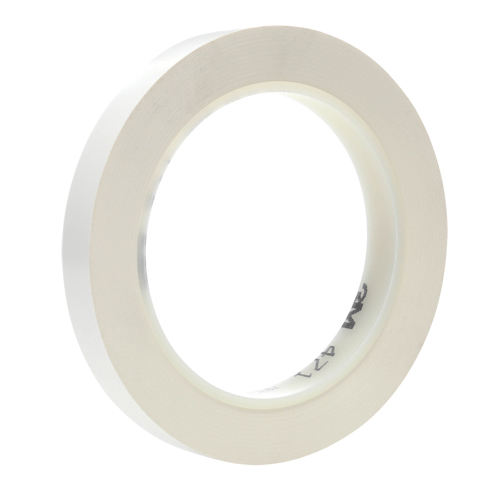 471 Vinyl Tape, 12 mm (1/2") W x 32.9 m (108') L, 5.3 mils, White Pryde Industrial Inc.