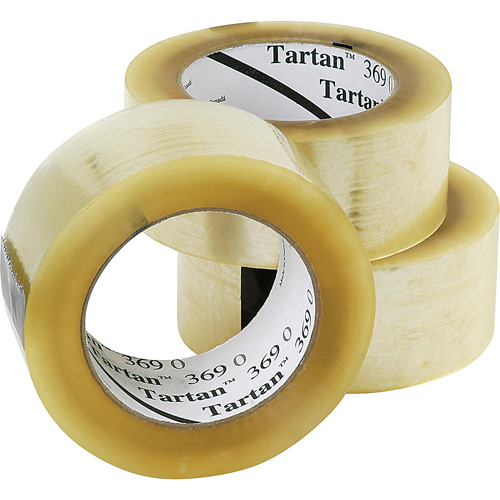 Ruban d'emballage Tartan 369, Adh&eacute;sif Acrylique, 1,6 mil, 48 mm (1-22/25") x 132 m (432') Pryde Industrial Inc.