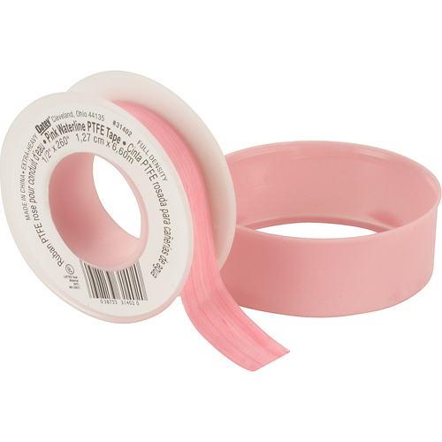 Ruban en Teflon - Pour filets de conduite d'eau, 260" lo x 1/2" la, Rose Pryde Industrial Inc.