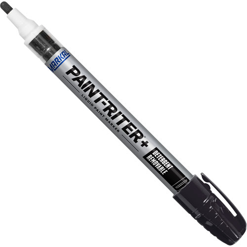 Marqueur &agrave; peinture nettoyable au d&eacute;tergent Paint-Riter+, Liquide, Noir Pryde Industrial Inc.