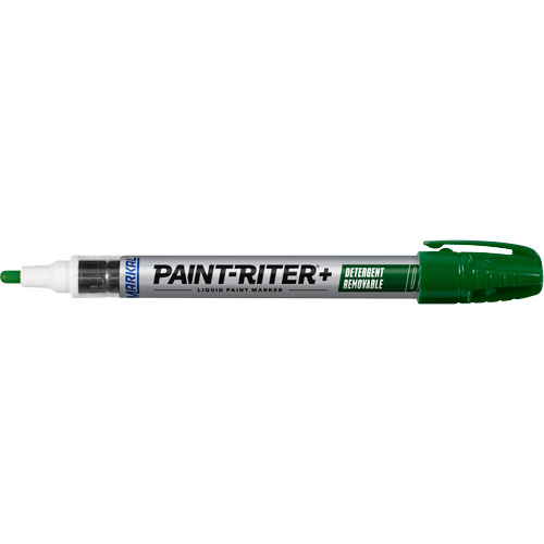 Marqueur &agrave; peinture nettoyable au d&eacute;tergent Paint-Riter+, Liquide, Vert Pryde Industrial Inc.