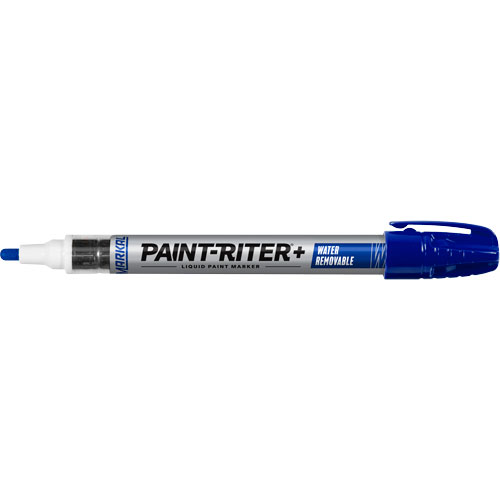 Paint-Riter&reg;+ Water Removable Paint Marker, Liquid, Blue Pryde Industrial Inc.