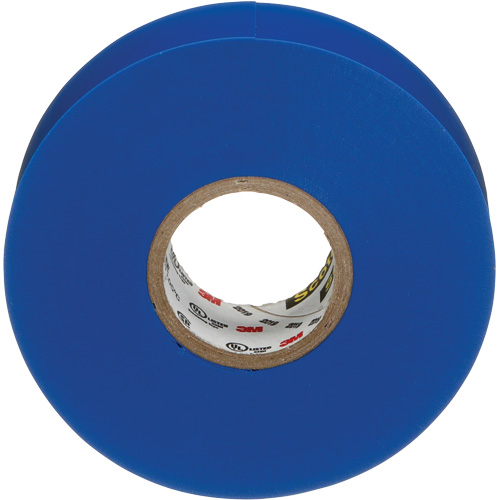 Scotch&reg; 35 Colour Coded Tape, 19 mm (3/4") x 20.1 m (66'), Blue, 7 mils Pryde Industrial Inc.