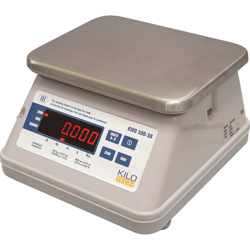 Digital Bench Top Scale With Dual Display, 44 lbs. / 20 kg Cap., 0.002 lbs. / 0.001 kg Graduations Pryde Industrial Inc.