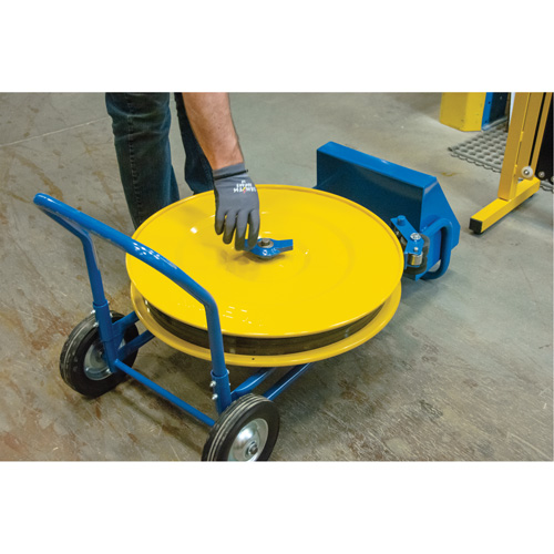 Strapping Dispenser, Polyester/Steel/Polypropylene Straps, 16"/8" Core Dia., 3"/8"/6" Roll Width Pryde Industrial Inc.