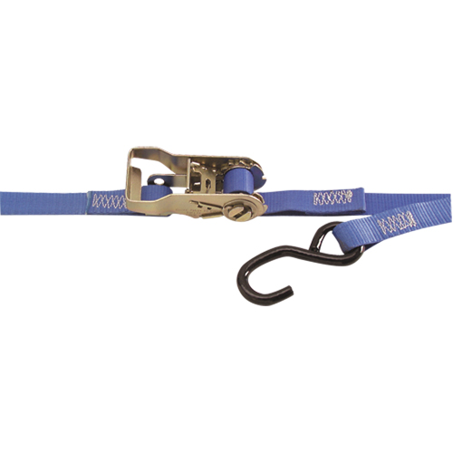 Heavy-Duty Utility Straps, S-Hook, 1" W x 15' L, 500 lbs. (230 kg) Working Load Limit Pryde Industrial Inc.