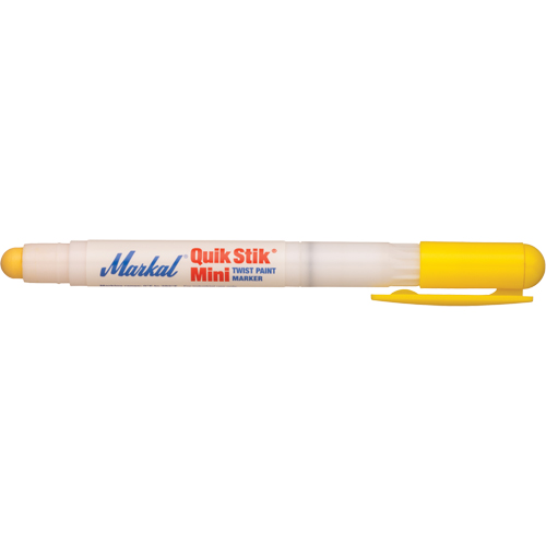 Mini marqueur de peinture Quik Stik, B&acirc;ton plein, Jaune Pryde Industrial Inc.