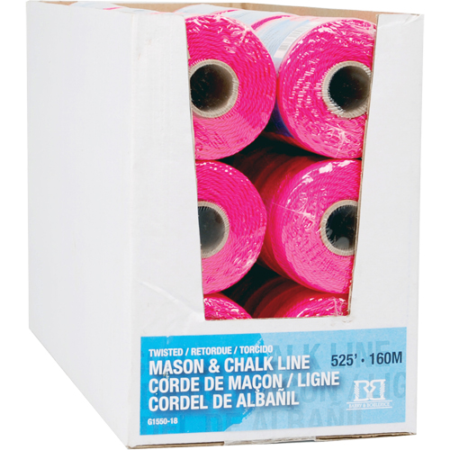 Corde pour maçon/ligne de craie, 525', Nylon Pryde Industrial Inc.