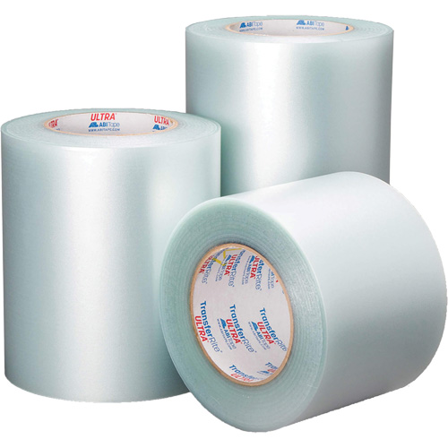 Ruban ultra transparent TransferRite, Polypropyl&egrave;ne, 355,6 mm (14") la x 91,44 m (300') lo, 3,9 mils &eacute;pais Pryde Industrial Inc.