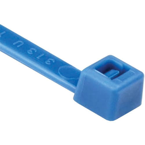 Attaches de c&acirc;bles s&eacute;rie T, Longueur 8", R&eacute;sistance &agrave; la traction 50 lb, Bleu Pryde Industrial Inc.