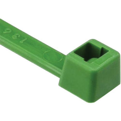 Attaches de c&acirc;bles s&eacute;rie T, Longueur 8", R&eacute;sistance &agrave; la traction 50 lb, Vert Pryde Industrial Inc.