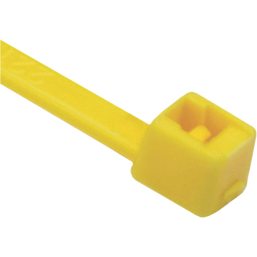 T Series Cable Ties, 8" Long, 50 lbs. Tensile Strength, Yellow Pryde Industrial Inc.