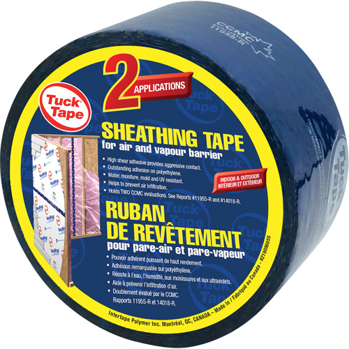 Ruban de rev&ecirc;tement pour entrepreneurs, 60 mm (2-3/8") x 0,0 m (0,0'), Bleu Pryde Industrial Inc.