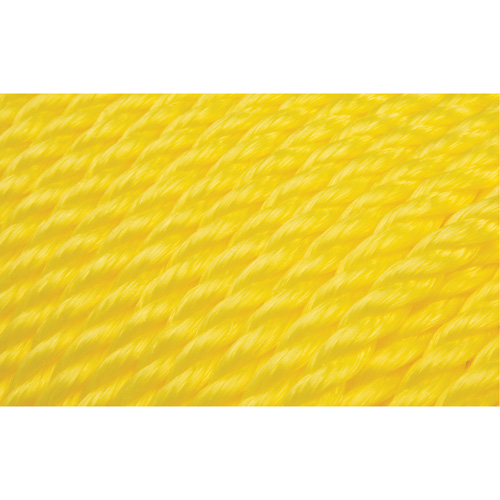 Corde jaune tress&eacute;e 3/8", Polypropyl&egrave;ne, 630' Pryde Industrial Inc.