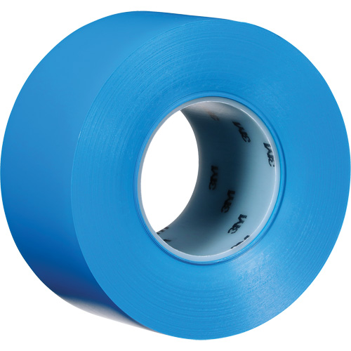 Durable Floor Marking Tape 971, 3" x 108', Vinyl, Blue Pryde Industrial Inc.