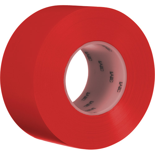 Durable Floor Marking Tape 971, 3" x 108', Vinyl, Red Pryde Industrial Inc.