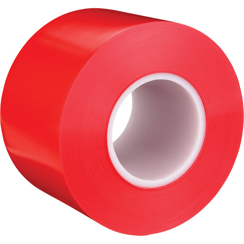 Ruban de marquage de planchers durable 971, 4" x 108', Vinyle, Rouge Pryde Industrial Inc.