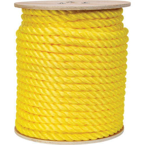 Braided Yellow Rope, Polypropylene, 300' Pryde Industrial Inc.