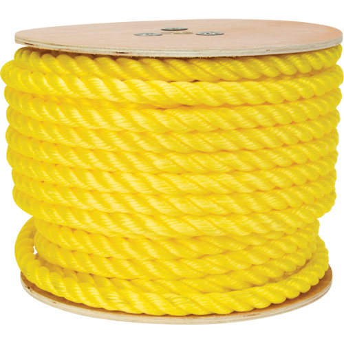Braided Yellow Rope, Polypropylene, 144' Pryde Industrial Inc.
