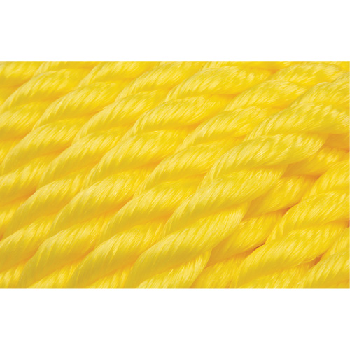 Braided Yellow Rope, Polypropylene, 144' Pryde Industrial Inc.